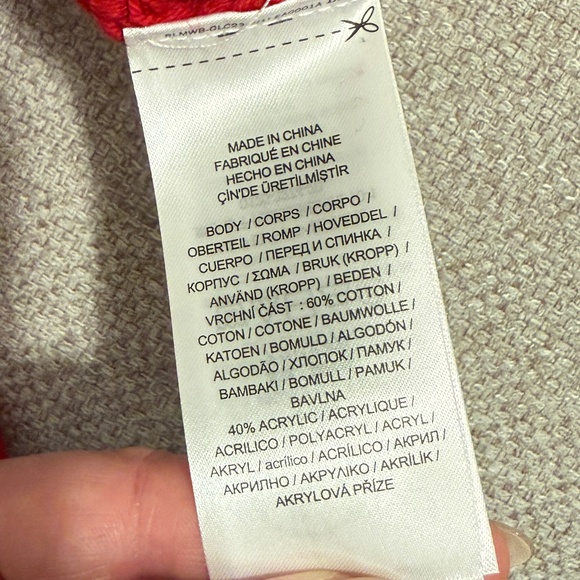 Ralph Lauren Cable-Knit Sweater in Holiday Red - Picture 5 of 5